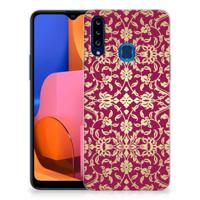 Siliconen Hoesje Samsung Galaxy A20s Barok Pink - thumbnail