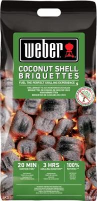 Weber kokosnoot briketten 4 kg