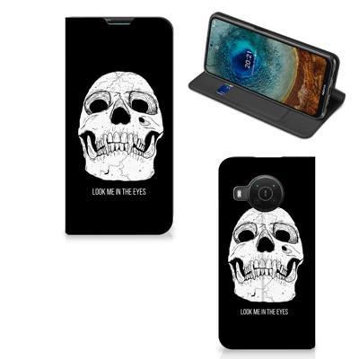 Mobiel BookCase Nokia X20 | X10 Skull Eyes Mobiel BookCase Nokia X20 | X10 Skull Eyes