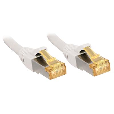 LINDY 47326 RJ45 Netwerkkabel, patchkabel CAT 6a (losse kabel CAT 7) S/FTP 5.00 m Wit Snagless 1 stuk(s)