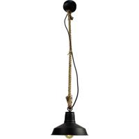 Brilliant Hank 93405/86 Hanglamp LED E27 60 W Zwart (korund) - thumbnail