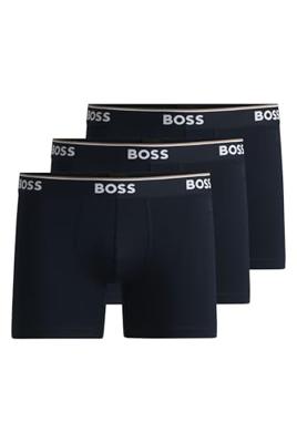 Boss boxershorts Power 3-pack donkerblauw