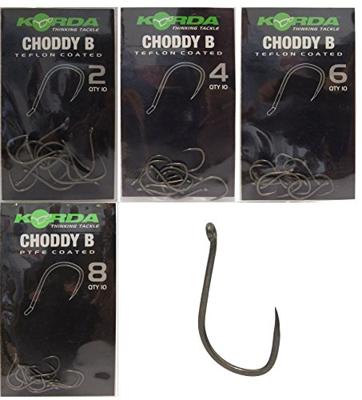 Korda Choddy hook Size 6, 10 st