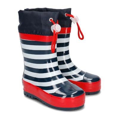 Playshoes regenlaarzen Anker Marine Wit-34-35