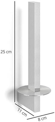 Zack Linea reserverolhouder 8x25x11cm Mat Gesatineerd RVS 40399