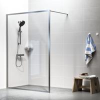 Sealskin Contour Inloopdouche A3 140x200 cm 6mm Helderglas RVS - thumbnail