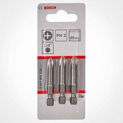 Bosch Accessoires Bit extra-hard PH 2, 49 mm 3st - 2607001528