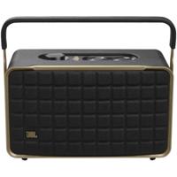 JBL Authentics 300, slimme home speaker met Wi-Fi, Bluetooth en voice assistant, retro style, in zwart, EU stekker (type C) - thumbnail