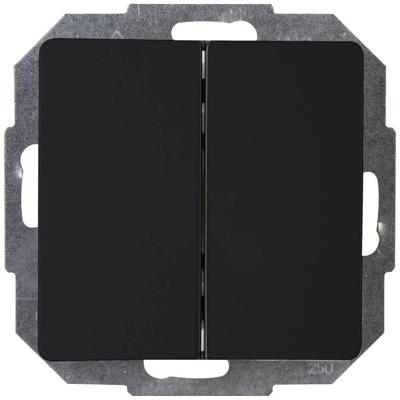 Kopp 650550089 Schakelsturing Inzetstuk Paris Zwart (mat) 1 stuk(s)