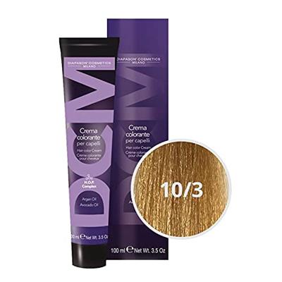 DCM Hair Color Cream 10/3 Lightened Golden Blond Haarverf 100ml