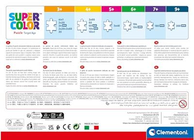 Clementoni legpuzzel super color paw patrol close up, 104st.