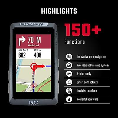 Sigma fietscomputer rox 12.1 evo gps night gray basic - thumbnail