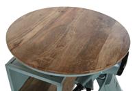 Tafel DKD Home Decor Blauw Bruin Groen Ijzer Mangohout 116 x 72 x 110 cm - thumbnail