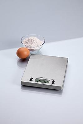Clatronic KW 3367 Keukenweegschaal Digitaal Weegbereik (max.)=5 kg RVS 180 x 150 x 20