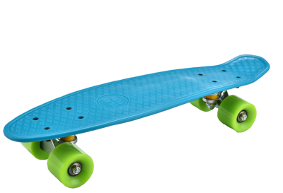 Jonotoys Playfun pennyboard blauw een leuk klein skate board voor de beginners