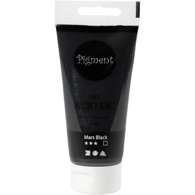 Creativ Company Pigment art acrylverf mars zwart, 75ml