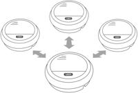 ABUS RM40 Draadloze rookmelder Koppelbaar werkt op batterijen (Ø x h) 102 mm x 35 mm - thumbnail