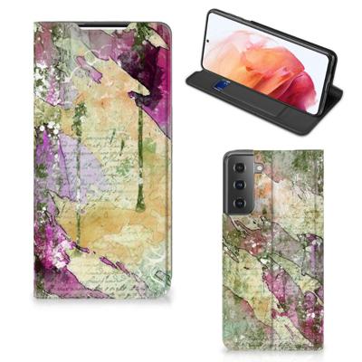 Bookcase Samsung Galaxy S21 Letter Painting Bookcase Samsung Galaxy S21 Letter Painting