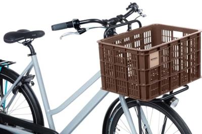 Gerecyclede fietskrat Basil Crate L 40.0 liter 39 x 49 x 26 cm - chocolate brown Gerecyclede fietskrat Basil Crate L 40.0 liter 39 x 49 x 26 cm - chocolate brown