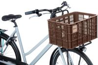 Gerecyclede fietskrat Basil Crate L 40.0 liter 39 x 49 x 26 cm - chocolate brown - thumbnail