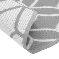 VidaXL Buitenkleed arakil ø 200 cm polypropeen grijs - thumbnail