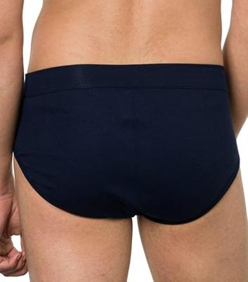 2-pak heren slip kleur, M3000 - 100% Katoen- Met gulp - Voorsluiting - Klassiek mannen ondergoed