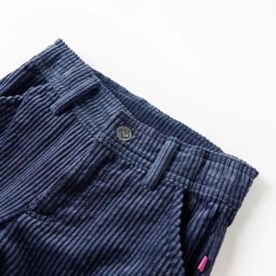 Kinderbroek 104 ribfluweel marineblauw Kinderbroek 104 ribfluweel marineblauw