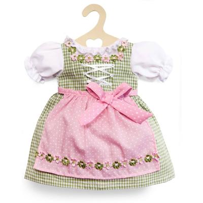 Heless poppenkleding jurk groen oktoberfeest 35 45 cm