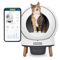 PetSafe ScoopFree SmartSpin Zelfreinigende Kattenbak - Geavanceerde Geuroptimum & Gezondheidsmonitoring - App Bestuurd - Compatibel Met Elke Kattenbakvulling - thumbnail