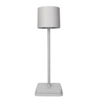 TouchDim Oplaadbare LED Tafellamp - Dimbaar via aanraking - Binnen en buiten - Grijs (kopie) - thumbnail