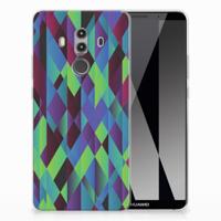 Huawei Mate 10 Pro TPU Hoesje Abstract Green Blue - thumbnail