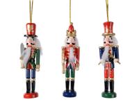 Ornament hout l4b3h13 cm notenkraker a3 KSD - Ksd - thumbnail