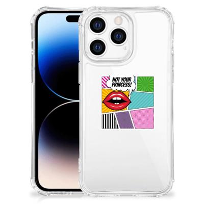 Apple iPhone 14 Pro Max Anti Shock Bumper Case Popart Princess