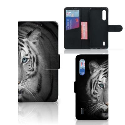 Xiaomi Mi 9 Lite | Telefoonhoesje | Met pasjeshouder | Tijger