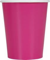 Fuchsia Neon Bekertjes (6st) - thumbnail