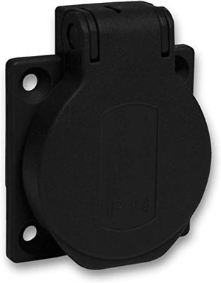 Schneider Electric PKS51N Stopcontact (inbouw) IP54, IK08 Zwart