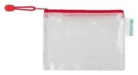 Opbergtas tarifold met rits 160x110mm pvc rd | 8 stuks - thumbnail