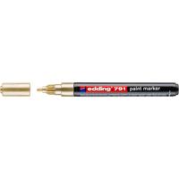 Paintmarker edding 791 alcoholbasis 1-2mm goud | 10 stuks - thumbnail