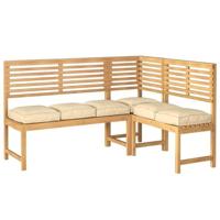 VidaXL Kussen 6 pcs beige 40 x 40 x 8 cm oxford stof - thumbnail