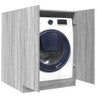 VidaXL Wasmachinekast 71x71,5x91,5 cm grijs sonoma eikenkleurig - thumbnail