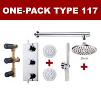 Wiesbaden one-pack inbouwthermostaatset type 117 - thumbnail