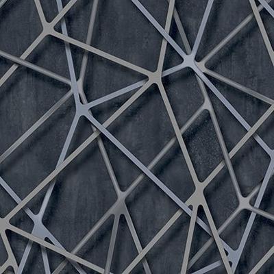 Dutch Wallcoverings Behang Galactik Dessin Zwart/Grijs M247-01