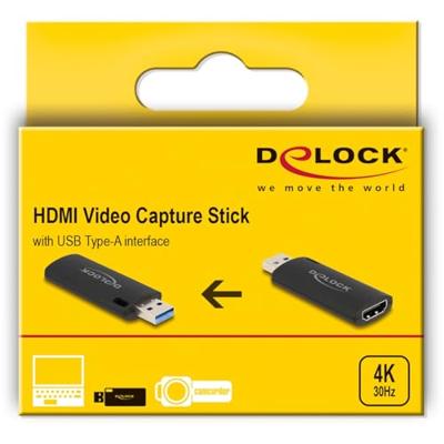 DeLOCK HDMI Video Capture Stick USB-A adapter DeLOCK HDMI Video Capture Stick USB-A adapter