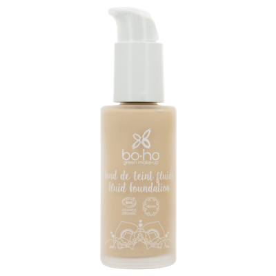 Boho green makeup Liquid foundation 01 porcelain 30 Milliliter