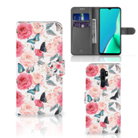 OPPO A9 (2020) | A5 (2020) Hoesje Butterfly Roses - thumbnail