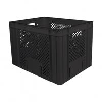 Fietskrat 31 liter - zwart - thumbnail