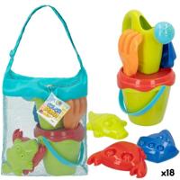 Strandspeelgoedset Colorbaby Polypropyleen (18 Stuks) - thumbnail