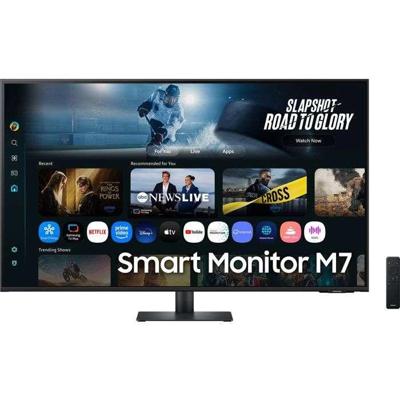 PC-scherm - SAMSUNG - 32 inch - UHD 4K - 60Hz - VA-paneel - 4ms - SMART MONITOR M7 - M70F - Zwart