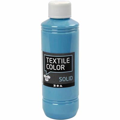 Creativ Company Textile color dekkende textielverf - turquoise blauw, 250ml