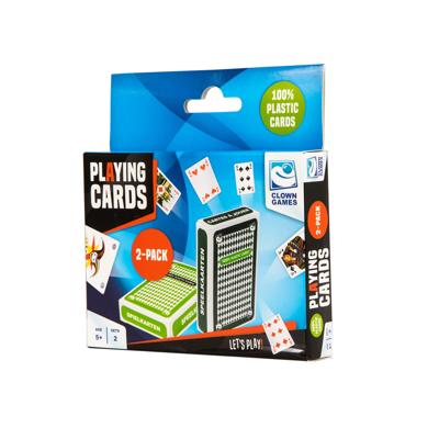Clown Games 100% Plastic Speelkaarten 2 Stuks
